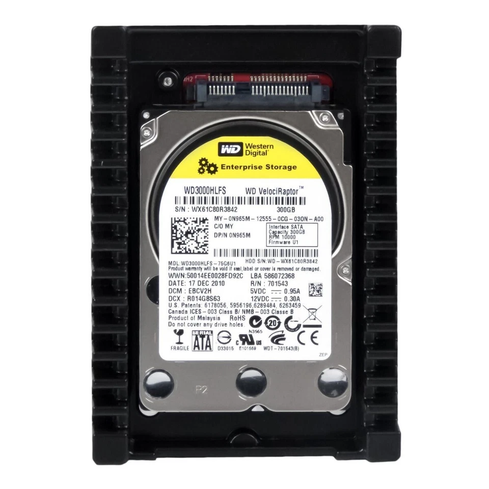 Festpaltte Dell 0N965M N965M WD3000HLFS 300GB 10000U/Min 16MB SATA II 3.5'' " - Image 3 of 3