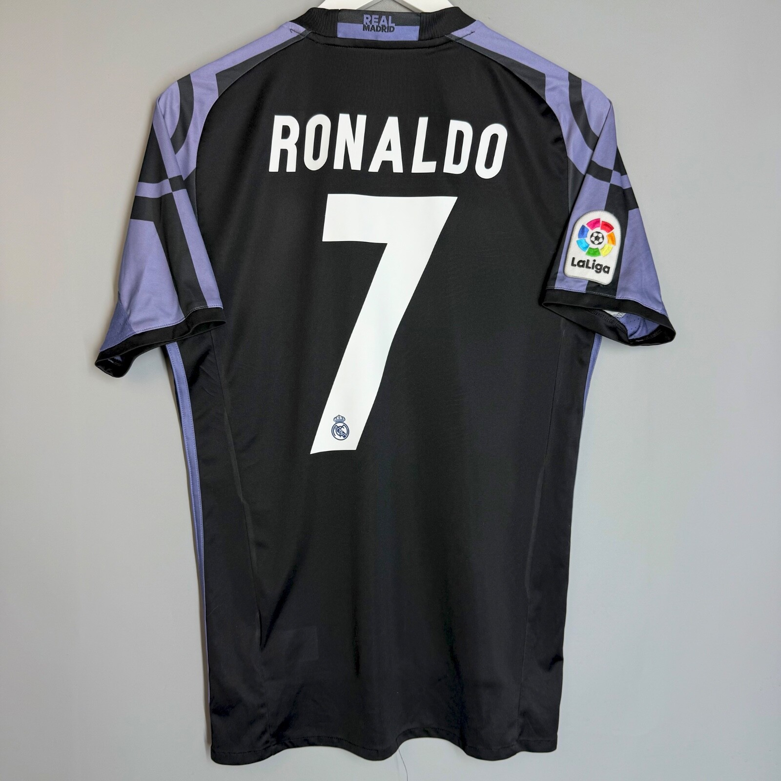 Camiseta Real Madrid negro 2016-2017 Ronaldo dorsal cristiano