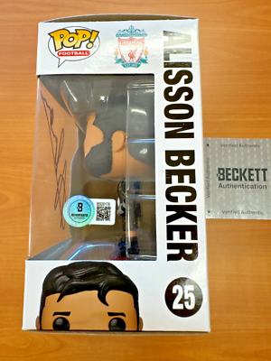 【サイン入り 美品】 アリソン ベッカー サイン入り Funko Pop Alisson Becker Signed Autographed Liverpool FUNKO POP 25 PSA/DNA