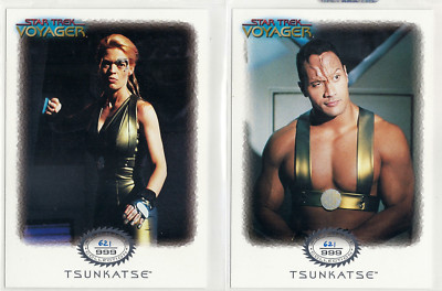 STAR TREK VOYAGER: TSUNKATSE ARCHIVE COLLECTION SET T-T5 621/999 THE ROCK SEVEN