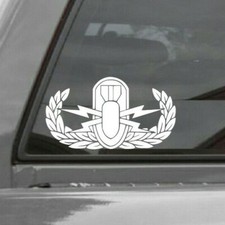 Basic Explosive Ordnance Disposal EOD Badge Vinyl Window Decal