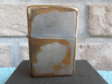 VINTAGE 1959 ZIPPO PAT #2517191 FLIP TOP FLUID CHROME CIGARETTE LIGHTER.