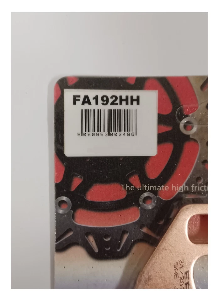 EBC Sintered REAR Disc Brake Pads (1 Set) Fits KAWASAKI GPZ1100 (1995 to 1998) - Image 3 of 4