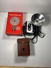 argus seventy five 75 camera with argus 76 flash unit vintage