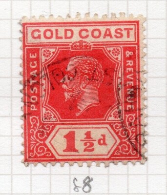 Gold Coast 1913 GV Early Issue Fine Used 1.5d. NW-203322