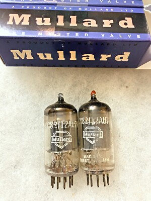 Mullard 12AU7 ECC82 CV491 O getter NOS NIB Excellent Sounding