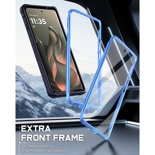 For Motorola Moto Edge 2024/2025 Case 2 Front Frame Cover with Built-in Screen - 第 38/38 張圖片