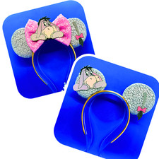 Disney Inspired Eeyore Style Mouse Ears Headband - Pooh Bear & Friends