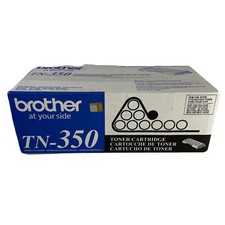 Genuine Brother TN-350 Black Toner Cartridge NEW FACTORY SEALED BOX