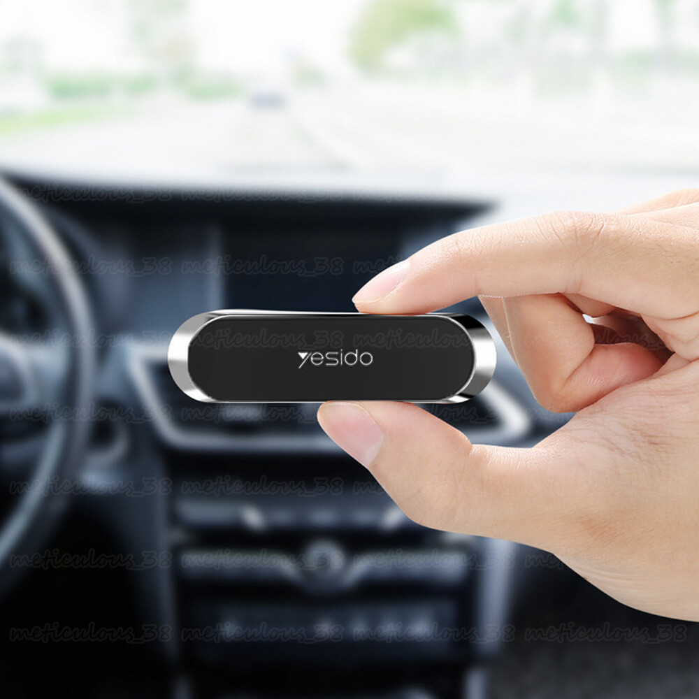 1pc Black Magnetic Car Phone Holder Stand for iPhone Accessories  