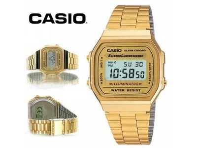 casio a168w gold