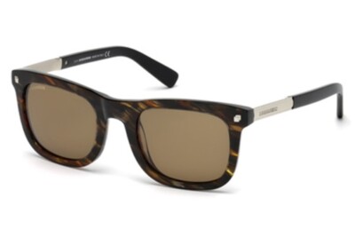 Dsquared2 DQ178 50E Tortoise/Gold Square Frame 58-17-135