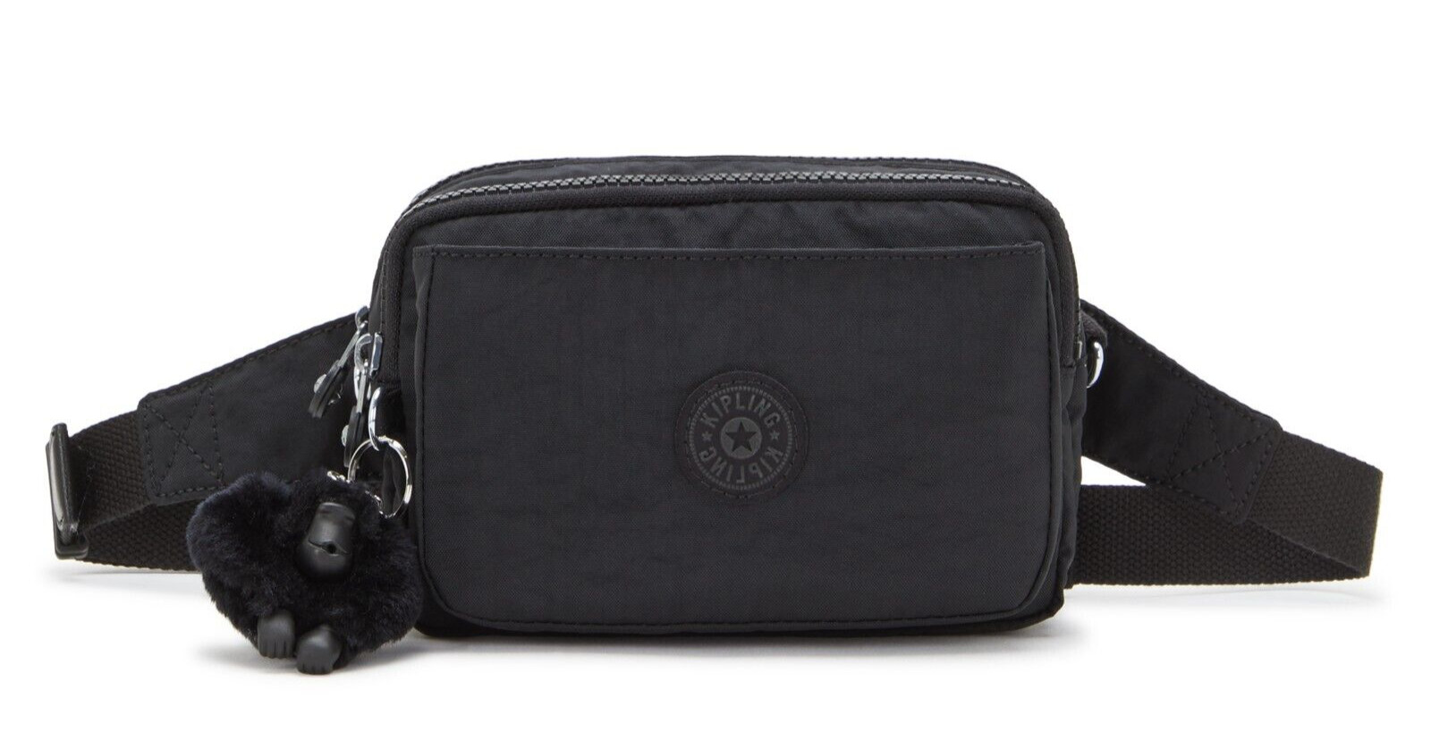 Kipling ABANU MULTI 2-in-1 Crossbody and Bum Bag  - Black Noir RRP £78