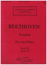 PIANO CLASSICS BY THE MASTERS BEETHOVEN SONATAS FOR THE PIANO BOOK 2 NEW ON SALE