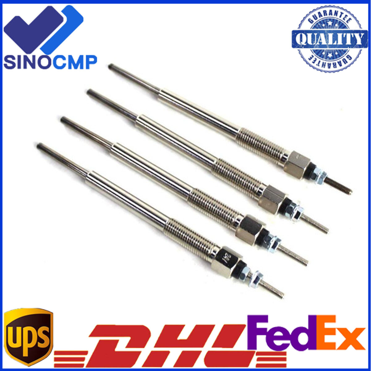 4Pcs Plug Glows 12V 8-94133-759-9 For Isuzu 4JA1 4JA1T 4JB1 4JB1T 4JG1 Engine