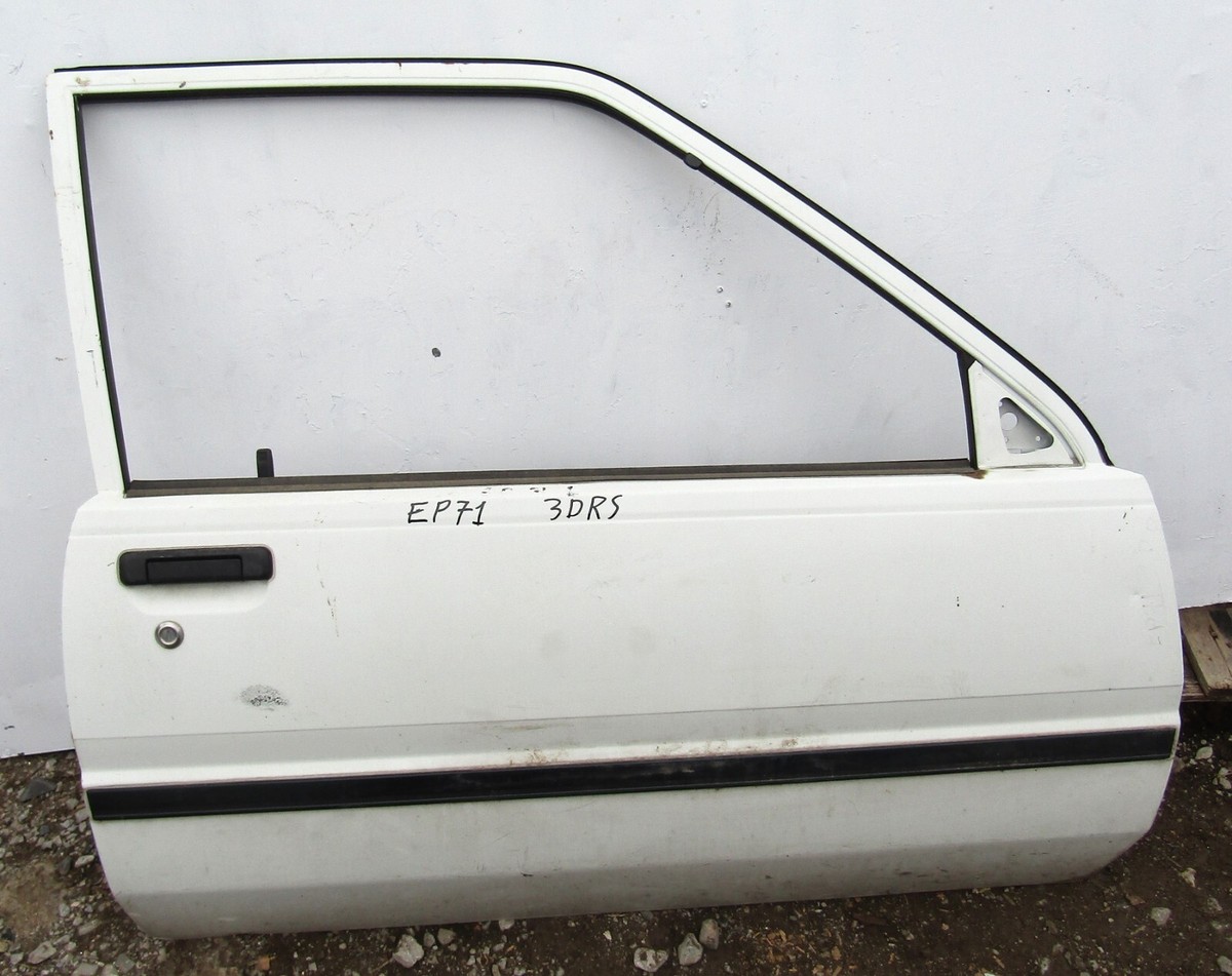 Toyota Starlet EP71 3DRS Model 1985 89 Right Door Empty Bare