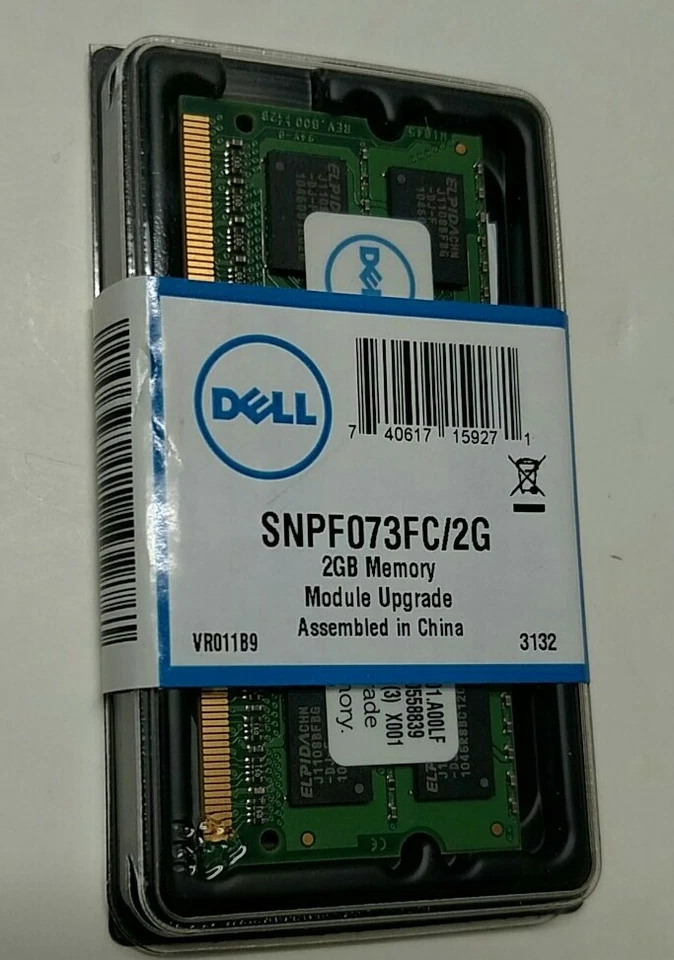 NEW 2GB SNPF073FC, 204-Pin PCL3-12800 DDR3 So-dimm RAM Memory - Image 2 of 3