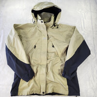 Helly Hansen Jacket Mens Large Yellow Windbreaker Packable Rain Ski Sailing