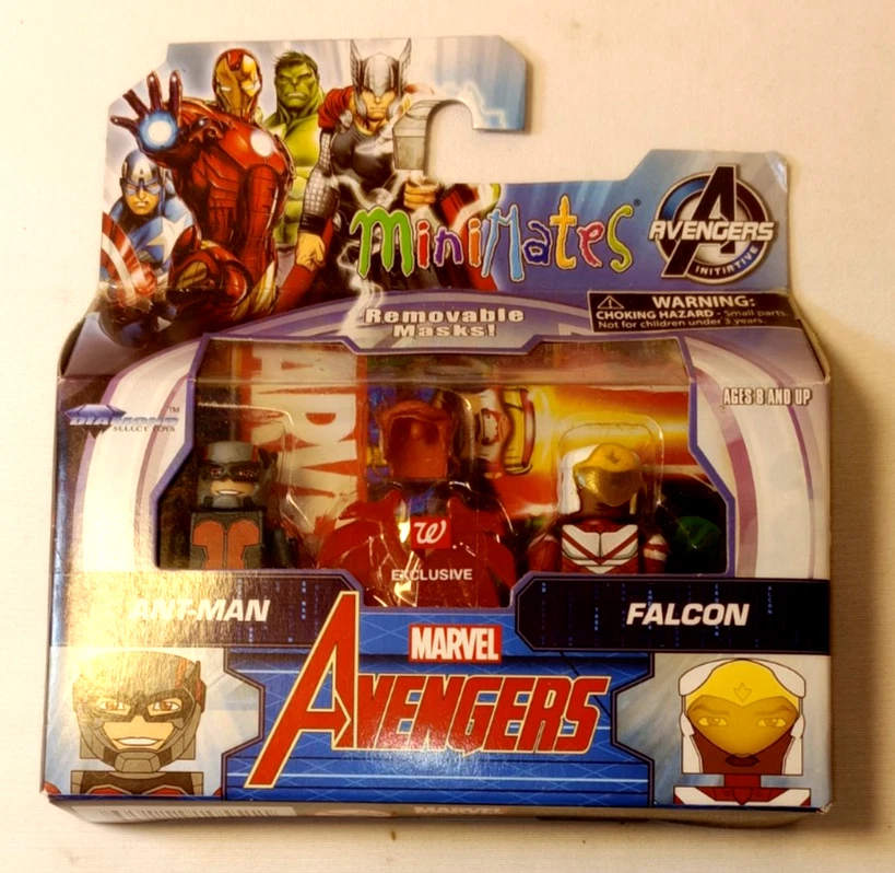 Figuras Marvel Minimates Falcon & Antman pacote com 2, Walgreens Excl., Novo, Ver Desc. - Imagem 4 de 4
