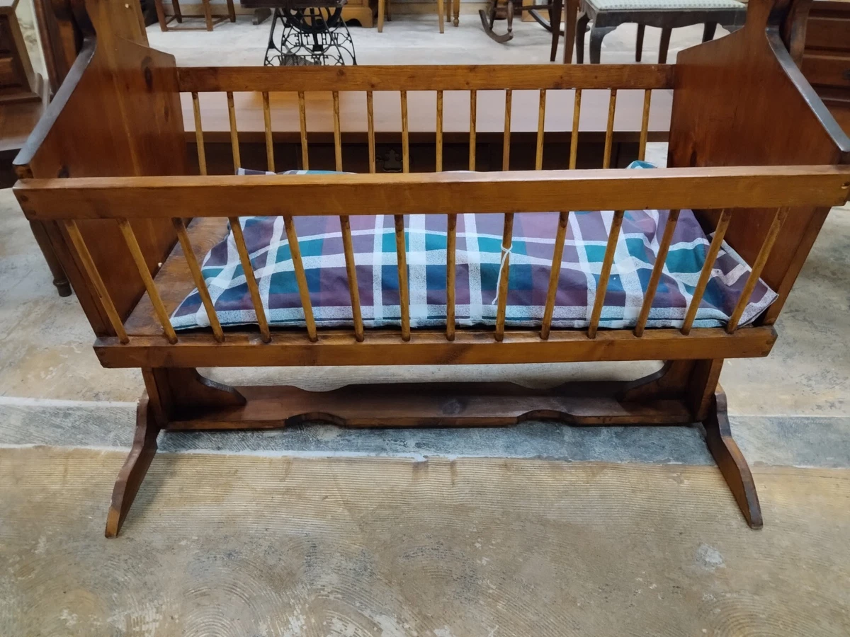 Cherry wood cheap bassinet