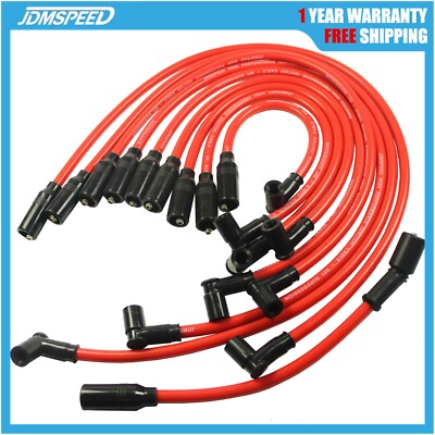 JDMSPEED Ignition Spark Plug Wires 10.2MM For 92-96 CHEVROLET CORVETTE LT1 5.7L