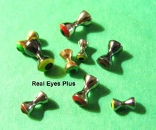 15 REAL EYES Plus barbells dumbbell beads-Pseudo Eyes-4.8mm (3/16)