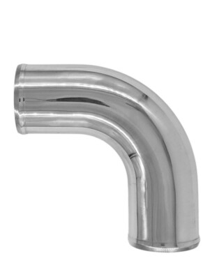 Aluminiumlegierung Ansaugstutzen Ansaugstutzen 89 mm 3,5'' x 90 Grad Dorn Bogen Bogen