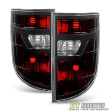 For 2006-2008 Honda Ridgeline Dark Red Tail Lights Lights Brake Lamps Left+Right
