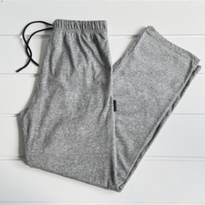 Greg Norman Men  s Loungewear Grey Drawstring Pajama Pants Size Small