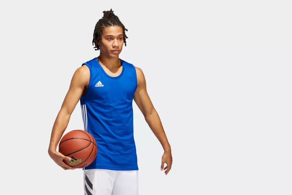 adidas 3G Speed Reversible Basketball Jersey - Black