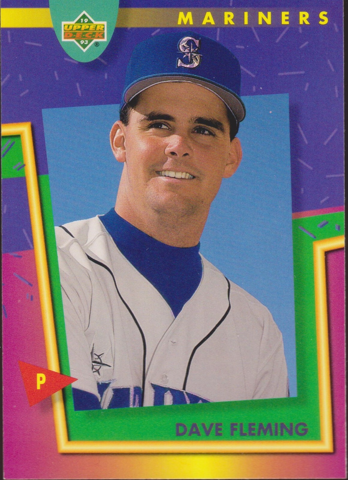 1993 Upper Deck Fun Pack #113 Dave Fleming Seattle Mariners Baseball Card