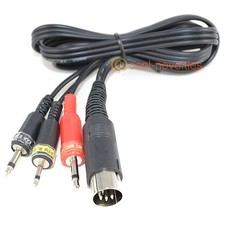 AMSTRAD CPC 6128 CASSETTE TAPE RECORDER CABLE / LEADS