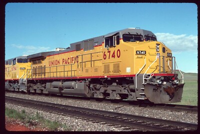 Original Rail Slide - UP Union Pacific 6740 W Antelope WY 5-31-1996