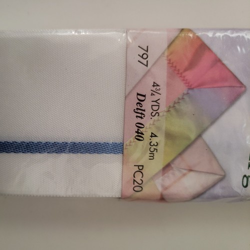 Menge 3 neue Wrights ausgefallene Decke Bindung 797 Delft 040 PC20 4 3/4 Meter - Bild 3 von 4