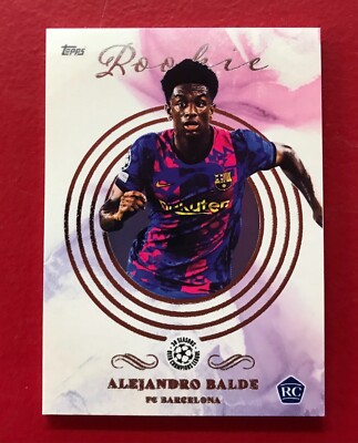 2021-22 Topps Pearl UEFA Champions League Alejandro Balde Rookie FC Barcelona