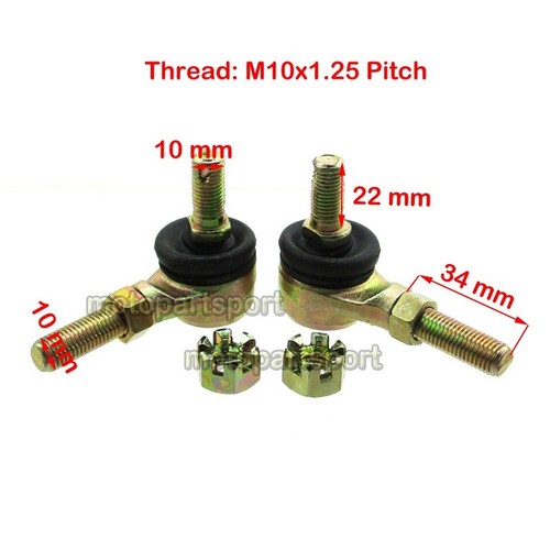 TIE ROD ENDS LEFT & RIGHT SET HAMMERHEAD TRAILMASTER 150 150cc GO KART