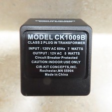 Domek dla lalek Miniatury Zestaw okrągły 1009B 12V AC 5 W Transformator wtyczkowy