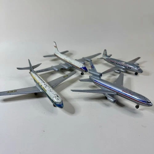 Vintage Dinky & Ertl Diecast Airplane Lot Air France Canadian Pacific American