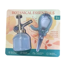 Modern Sprout Botanical Essentials 8oz. Glass Mister & Pruning Shears Sage Green