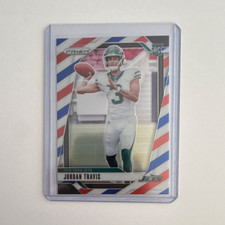 Panini Prizm 2024 Jordan Travis Rookies Rookie #359 New York Jets NFL Card. rookie card picture