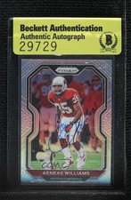 BAS 2020 Panini Prizm Silver Prizm Aeneas Williams #271 Authentic Auto HOF 3c7