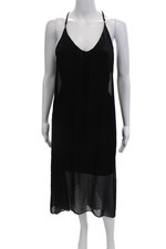 Alice + Olivia X Scoop Womens Sleeveless Dress Black Size S