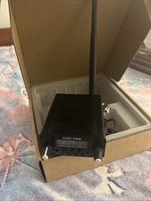 CZE05B FM czarny z anteną mini nadajnik radiowy stacja stereo