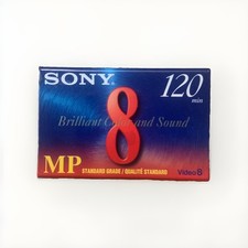 Sony Video 8 MP 120 8mm Video Cassette Tapes NEW Sealed