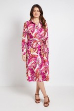 Wallis Pink Shirt Dress Womens Daywear Dresses
