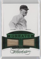 2017 Panini Flawless Material Greats Duals Emerald 4/5 Frank Chance HOF 6fs