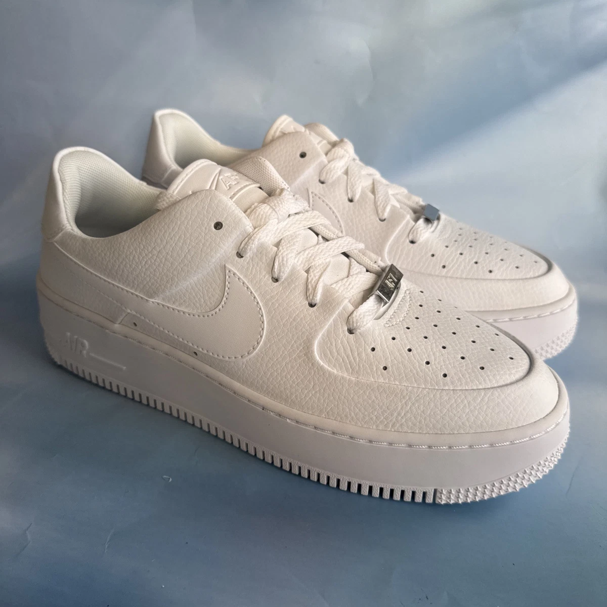 Nike Air Force 1 Sage Low Triple White W for sale | eBay