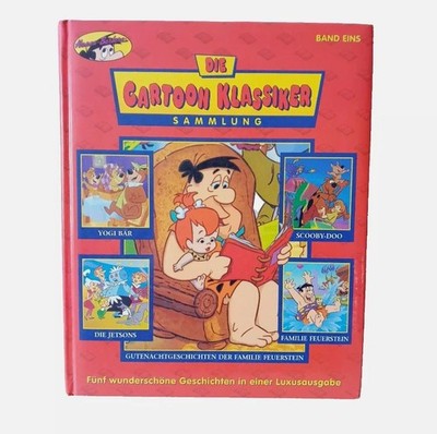Hanna Barbera Cartoon Klassiker Buch Feuerstein Scooby Doo Yogi Bär Vintage 1995