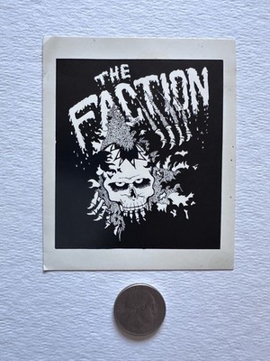 Vintage 1980s The Faction  Band  Sticker