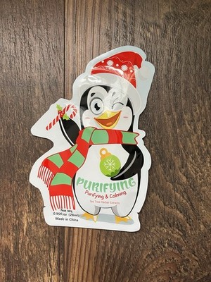 TIMGLE Mask Sheet Purifying Calming Tea Tree 0.95 fl oz Face Holiday Penguin 